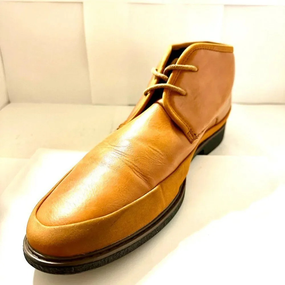 Alfani Mens Clyde Chukka Boot Color Tan Size 12 M